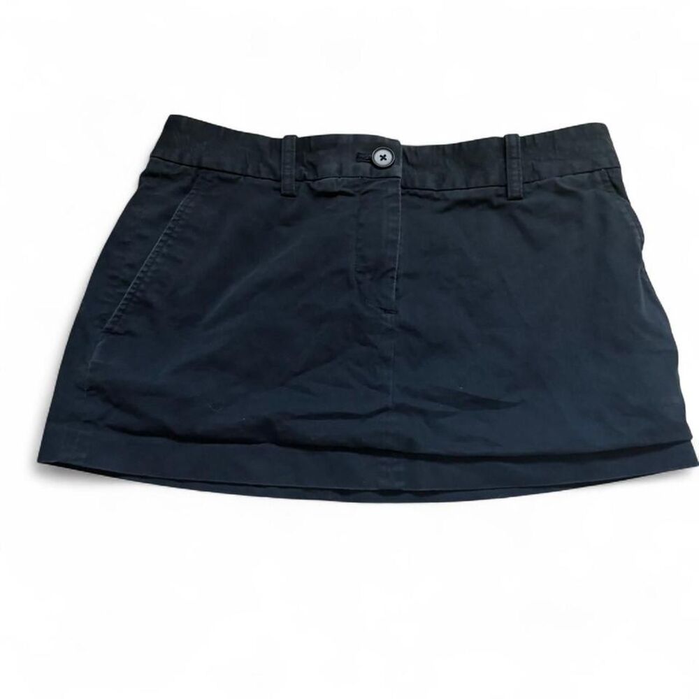 Aritzia Women's Black and Navy Skirt